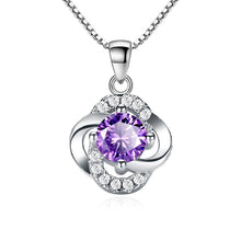 Load image into Gallery viewer, Crystal Clover Necklace