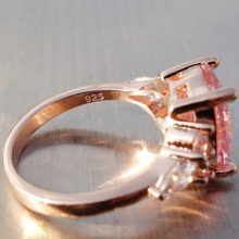 Load image into Gallery viewer, Pink Diamond Replica Princess Ring