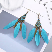 Load image into Gallery viewer, Angel Feather Bohemian Earrings