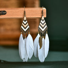 Load image into Gallery viewer, Angel Feather Bohemian Earrings