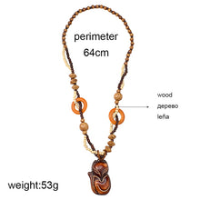 Load image into Gallery viewer, Wooden Fox Necklace