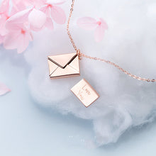 Load image into Gallery viewer, Valentines Love Envelope Necklace
