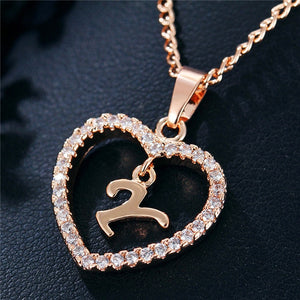 Personal Love Heart Necklace