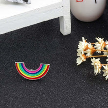 Load image into Gallery viewer, Hope Rainbow Pin Brooch