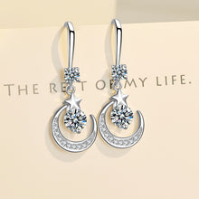 Load image into Gallery viewer, Star Mystical Moon Dangle Earrings