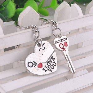 I Love You His & Hers Keyrings