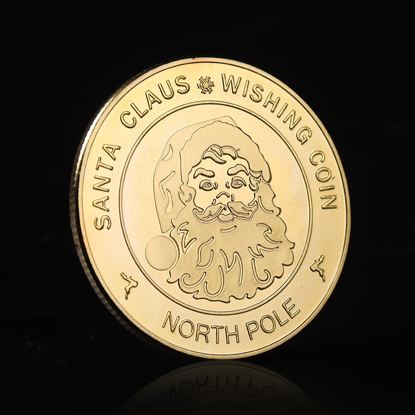Christmas Eve Santa Claus Wish Coin