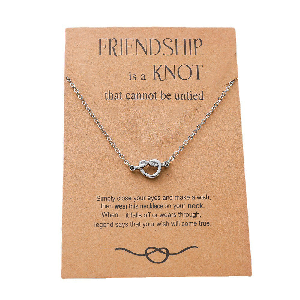 Friendship Gift Card Necklace Birthday or Christmas Gift