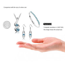 Load image into Gallery viewer, Serpentine Earrings and Necklace Set