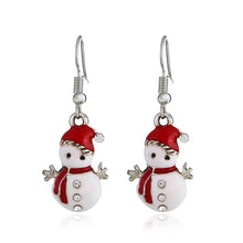 Load image into Gallery viewer, Hot Christmas Snowman Earrings
