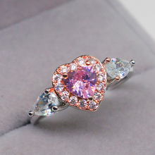 Load image into Gallery viewer, Pink Heart Ring