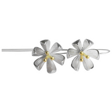 Load image into Gallery viewer, Brushed Lotus Earrings
