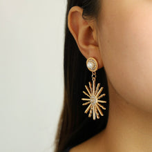 Load image into Gallery viewer, Retro Sun Flower Earrings