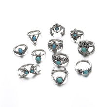 Load image into Gallery viewer, Turquoise Mystique Ring Set