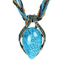 Load image into Gallery viewer, Bohemian Opal Crystal Necklace
