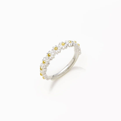 Adjustable Daisy Flower Ring