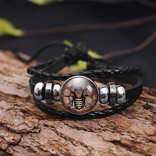 Bee Hand Woven Bracelet