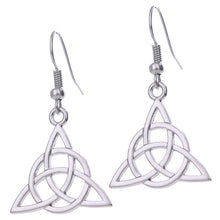 Load image into Gallery viewer, Celtic Triangle Knot Earrings