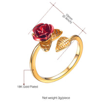 Load image into Gallery viewer, Two Tone Rose Ring