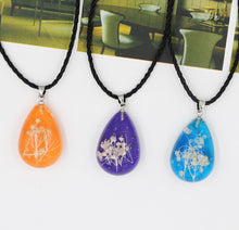 Load image into Gallery viewer, Immortal Flower Time Gemstone Necklace