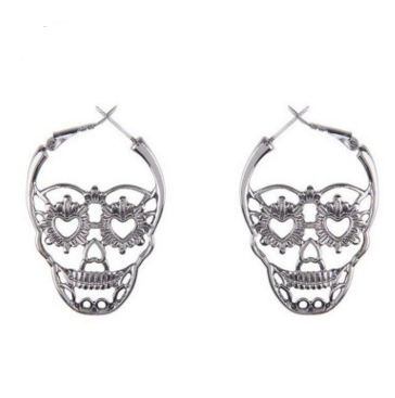 Sugar Skull Halloween Earrings