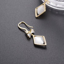 Load image into Gallery viewer, Smoked Opal Drop Earrings