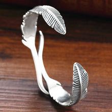 Load image into Gallery viewer, Double Angel Feather Bangle