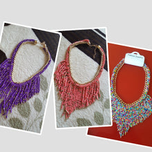 Load image into Gallery viewer, Hand Woven Boho Necklace