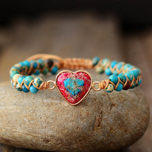 Load image into Gallery viewer, Handmade Love Heart Bracelet