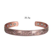 Load image into Gallery viewer, MENS CELTIC COPPER BANGLE MAGNETIC BRACELET PAIN RELIEF ARTHRITIS CARPAL TUNNEL