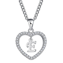 Load image into Gallery viewer, Personalised Love Heart in Silver