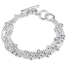 Load image into Gallery viewer, Tibetan Silver Ball and Chain Bracelet