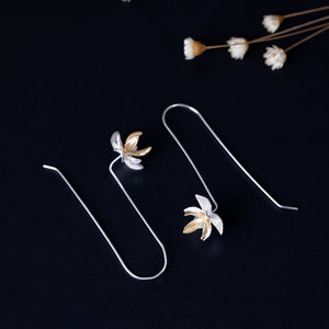 Nine petal earrings