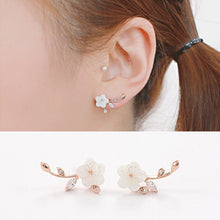 Load image into Gallery viewer, Flower Climber Earrings