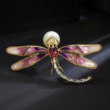 Load image into Gallery viewer, Dripping Dragonfly Brooch