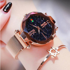 Mesh Replica Diamond Watch