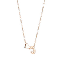 Load image into Gallery viewer, Love Heart Letter Necklace