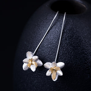 Nine petal earrings