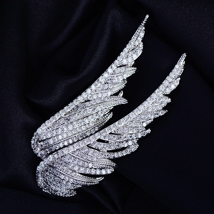 Pair of Angel Wings Brooch