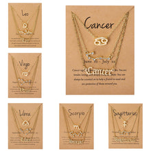 Load image into Gallery viewer, Zodiac Sign Pendant Set