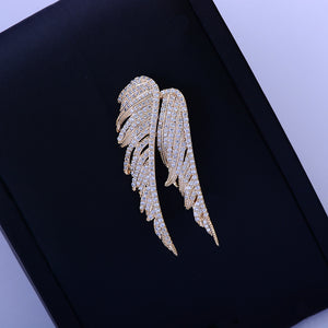 Pair of Angel Wings Brooch