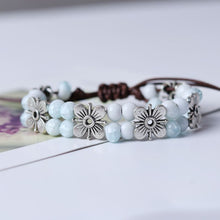 Load image into Gallery viewer, Handmade Lucky Four Leaf Bracelet