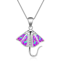 Load image into Gallery viewer, Fire Opal Skate Necklace