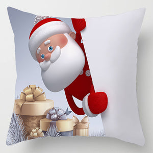 Christmas Snowman Pillow Cover
