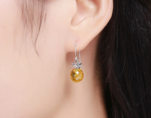 Load image into Gallery viewer, 925 Hanging Pineapple Earrings