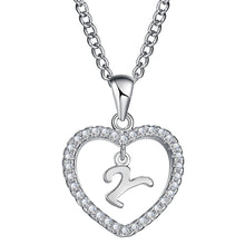 Load image into Gallery viewer, Personalised Love Heart in Silver