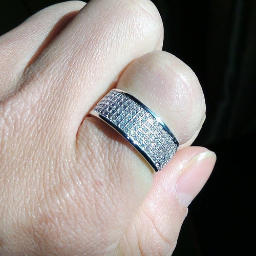 Replica Crushed Diamond Ring