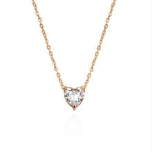 Load image into Gallery viewer, Crystal Heart Choker