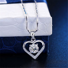 Load image into Gallery viewer, Love Heart Crystal Necklace