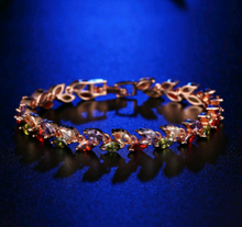 Load image into Gallery viewer, Single Multicolor Leaf Bracelet